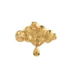 Tomfoolery Gold Skyfall Brooch Sale