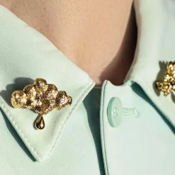 Tomfoolery Gold Skyfall Brooch Sale