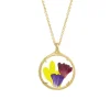 Tomfoolery Gold Small Floral Bouquet Pendant in Kaleidoscope Online