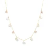 Tomfoolery Gold Small Keshi Pearl Droplet Chain Necklace Best