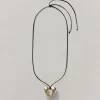Tomfoolery Gold Small Open Heart Necklace Sale