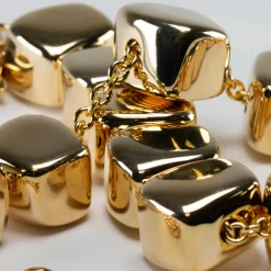 Tomfoolery Gold Small Organic Necklace Clearance