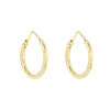Tomfoolery Gold Sparkle Hoops Outlet