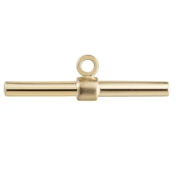 Tomfoolery Gold T Bar Charm Fashion
