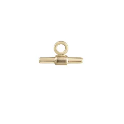 Tomfoolery Gold T Bar Charm Fashion