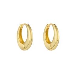 Tomfoolery Gold Tapered Hoops Best