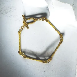 Tomfoolery Gold Teodora Bars Bracelet Sale