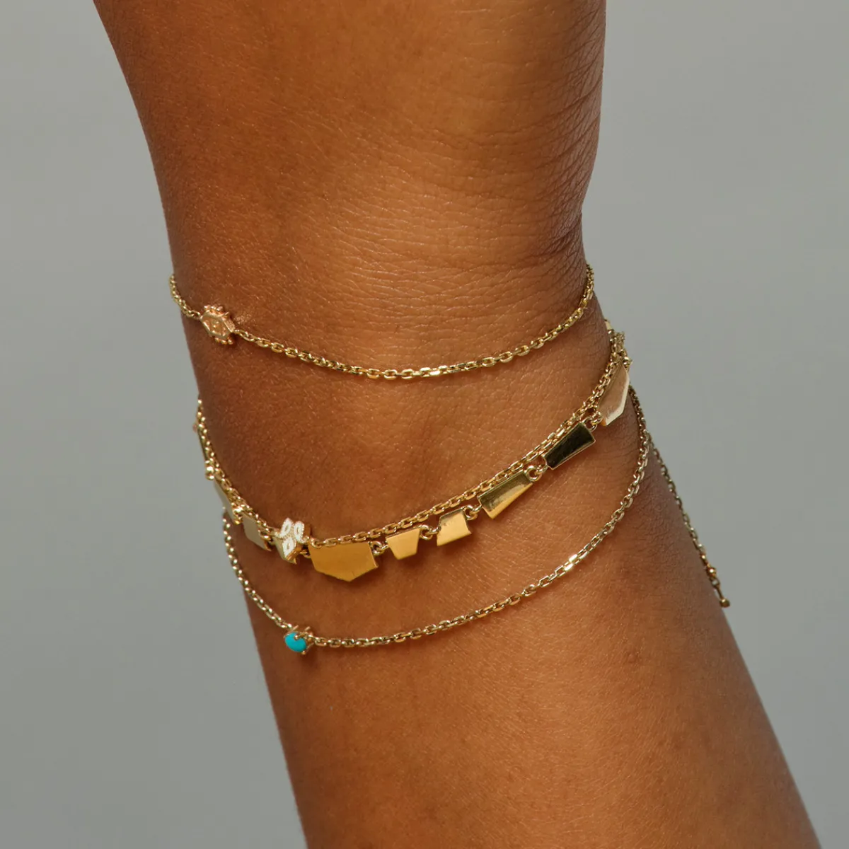 Tomfoolery Gold Tesserae Bracelet Discount