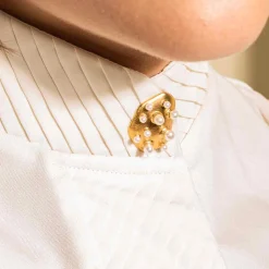 Tomfoolery Gold Venus Epitome Brooch Discount