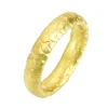 Tomfoolery Gold Wide Catkin Wedding Ring Outlet