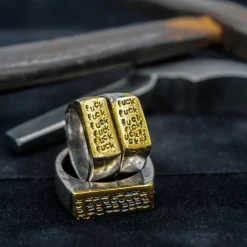 Tomfoolery Golden Hour First F – Ring in Silver Online