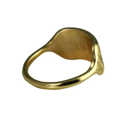 Tomfoolery Golden Thread Art Ring Fashion