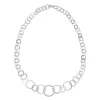 Tomfoolery Gradual Circle Chain Necklace Fashion