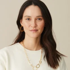 Tomfoolery Gradual Multi Shape Chain Necklace Clearance