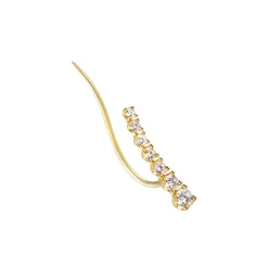 Tomfoolery Graduated Diamond Ear Climber Online