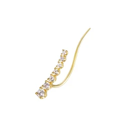Tomfoolery Graduated Diamond Ear Climber Online