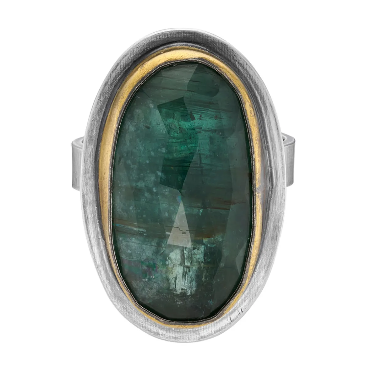 Tomfoolery Grande Kyanite Crescent Rim Ring Online