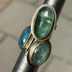 Tomfoolery Grande Kyanite Crescent Rim Ring Online