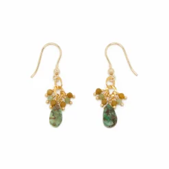 Tomfoolery Grappolino Chrysoprase Drop Earrings Clearance