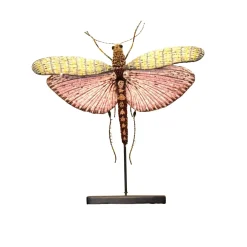 Tomfoolery Grasshopper Beaded Art Object Hot