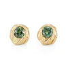Tomfoolery Green Ocean Sapphire Nugget Studs Discount