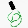 Tomfoolery Green Perlen Bunter Wooden Beaded iPhone Necklace & Keychain Hot