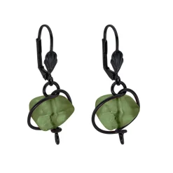 Tomfoolery Green Resin Nugget Earrings Best