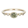Tomfoolery Green Sapphire Dew Ring Fashion
