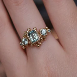 Tomfoolery Green Sapphire Mixed Cut Ring Best