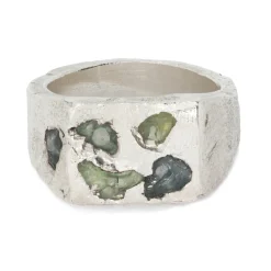 Tomfoolery Green Sapphire Scatter Signet Ring Sale
