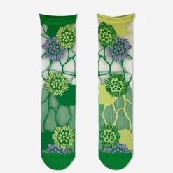 Tomfoolery Green Waterlily Tulle Socks Clearance