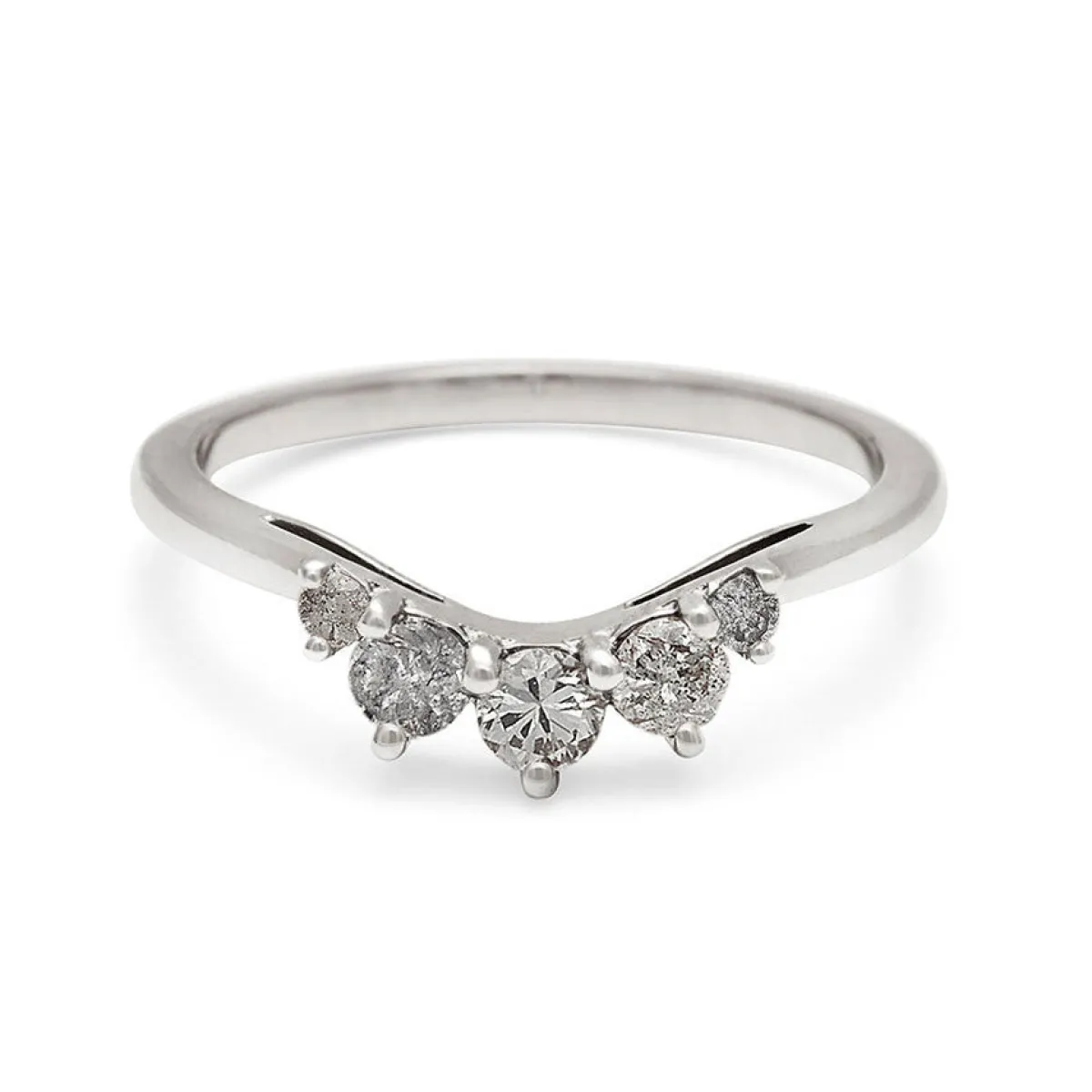 Tomfoolery Grey Diamond Cosmic Luna Tiara Band New