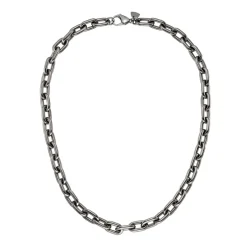 Tomfoolery Grey Titanium Anchor Chain Necklace Sale
