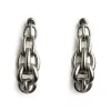 Tomfoolery Gunmetal Metallic Magna 1 Earrings Fashion
