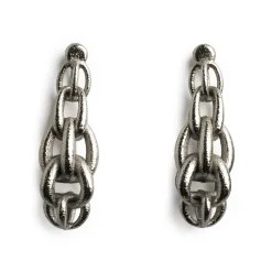 Tomfoolery Gunmetal Metallic Magna 1 Earrings Fashion