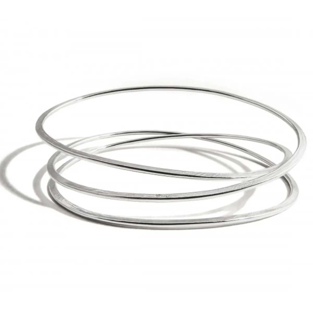 Tomfoolery Halo Silver Bangle Discount