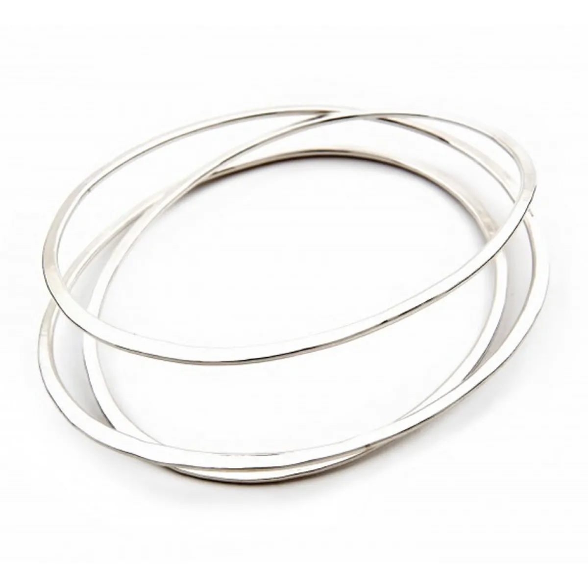 Tomfoolery Halo Silver Bangle Discount