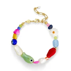 Tomfoolery Happy Beaded Bracelet New