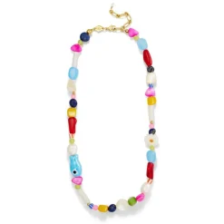 Tomfoolery Happy Beaded Necklace Outlet