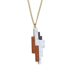 Tomfoolery Harpe Necklace in Rust New