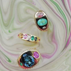 Tomfoolery Heavenly Hues Gemstone Ring Fashion
