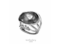 Tomfoolery Heliodor Art Ring Clearance