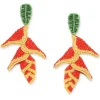 Tomfoolery Helliconia Beaded Earrings Clearance