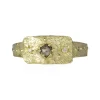 Tomfoolery Hexagon Salt & Pepper Diamond Star Rectangular Ring Hot