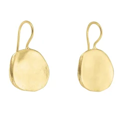 Tomfoolery Ibiza Gold Medium Disc Earrings Outlet