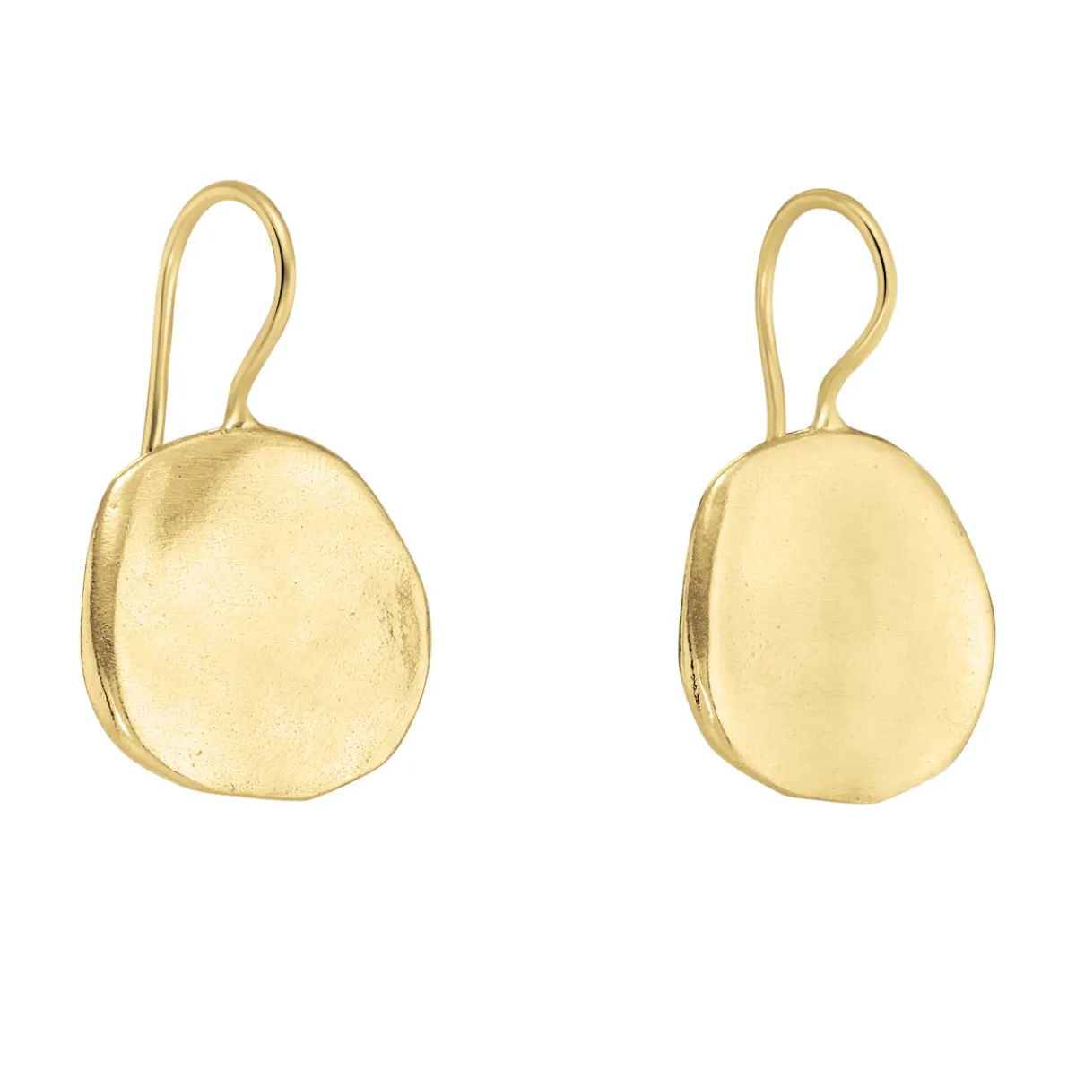 Tomfoolery Ibiza Gold Medium Disc Earrings Outlet