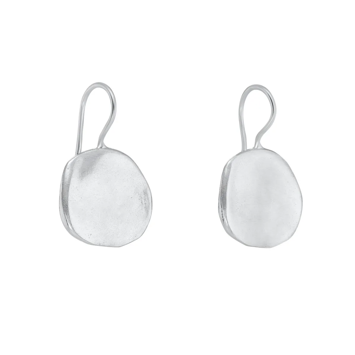 Tomfoolery Ibiza Silver Small Disc Earrings Sale