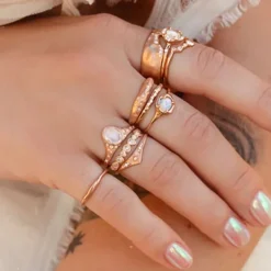 Tomfoolery Illuminating Diamond Stacking Band Discount