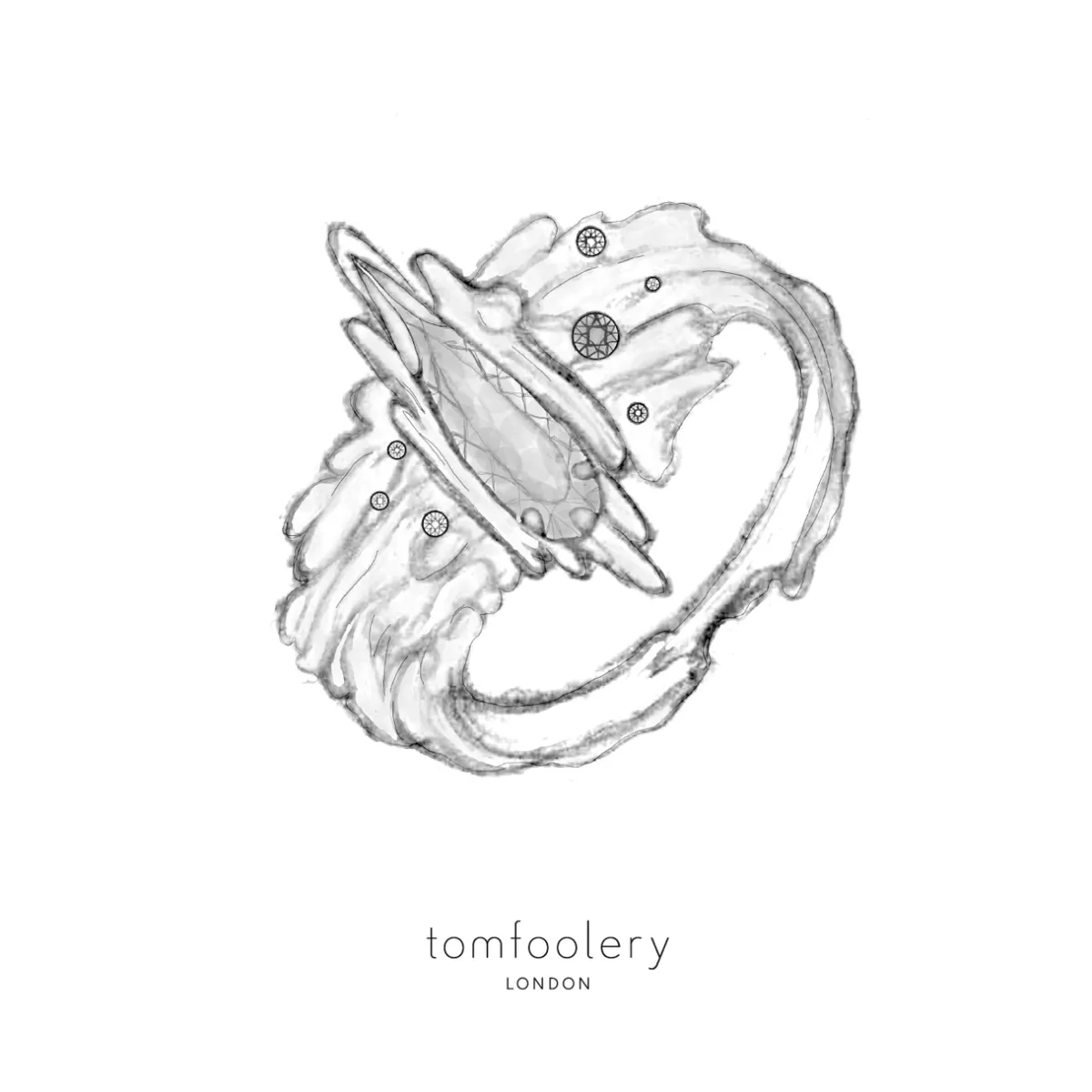 Tomfoolery Imperial Topaz Speleo Art Ring Sale