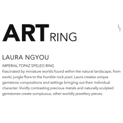 Tomfoolery Imperial Topaz Speleo Art Ring Sale